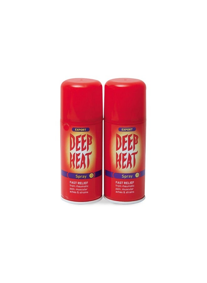 Deep Heat Fast Relief Spray - 2X150ML - Image 1